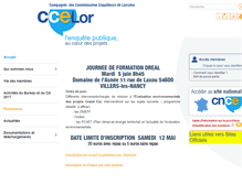 Tablet Screenshot of ccelor.cnce.fr