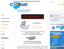 Tablet Screenshot of cceram.cnce.fr